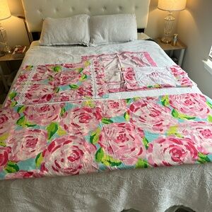 Lily Pulitzer Bedding - duvet with 3 shams